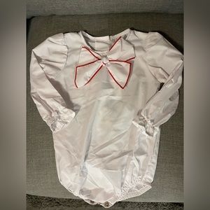 TBBC onesie with bow, 2T, EUC